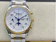 YL廠浪琴名匠八針L2.773.4.78.6月相複刻手錶  YL廠浪琴名匠八針L2.773.4.78.6月相複刻手錶