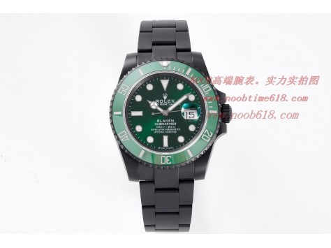 改裝手錶BLAKEN勞力士 Rolex 碳黑鋼皇水鬼系列,N廠手錶
