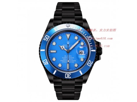 改裝手錶BLAKEN勞力士 Rolex 碳黑鋼皇水鬼系列,N廠手錶
