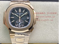 仿錶3K factory百達翡麗鸚鵡螺5980/1A-014多功能計時腕表V2版真小秒,N廠手錶