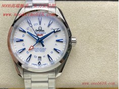 複刻手錶,複刻錶,稀缺款JH廠手錶歐米茄海馬150 米GMT 雙時區腕表