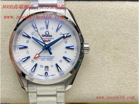 複刻手錶,複刻錶,稀缺款JH廠手錶歐米茄海馬150 米GMT 雙時區腕表