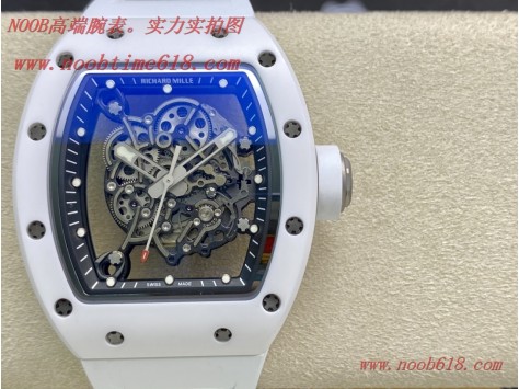仿錶ZF Factory2021網紅爆款理查德米爾RM055白陶瓷系列複刻手錶