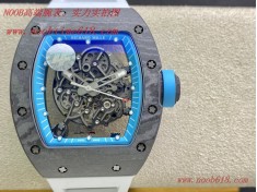 臺灣仿錶,ZF Factory2021網紅爆款理查德米爾RM55碳纖維系列硬漢腕表精仿手錶