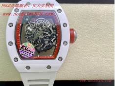 仿錶,KV廠手錶理查德米勒全新RM-055進口白色陶瓷仿表