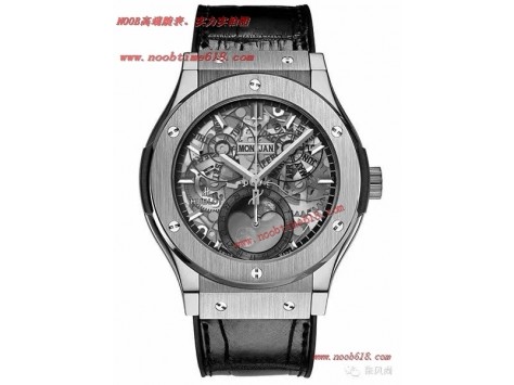 頂級複刻手錶,鏤空仿錶,HUBLOT宇舶表經典融合鏤空月相腕表仿錶  頂級複刻手錶,鏤空仿錶,HUBLOT宇舶表經典融合鏤空月相腕表仿錶