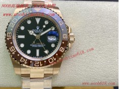 FAKE ROLEX,fully-jewelled ROLEX gmt GS Factory勞力士格林尼治沙士圈V4版仿錶