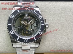 FAKE ROLEX,手錶貨源仿錶,VR Factory魔改勞力士鏤空水鬼全鏤空潛航者瑞士仿錶