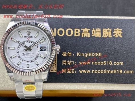 N廠,NOOB廠手錶官方旗航店,N廠V2版勞力士天行者Sky-Dweller外圈口轉動柔順圈口不緊不松頂級品質仿錶