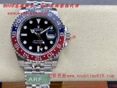 仿錶,ARF與正品對比勞力士126710BLRO紅藍可樂圈GMT格林尼治V3升級版圈口通紅ARF工廠與正品對比圖片仿錶