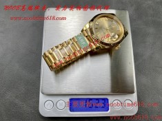 A貨仿錶,ARF工廠V2版配重版本勞力士DD雙曆星期日志型重量160G 3255一體機芯40mm仿錶代理精仿手錶