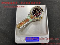 ARF配重版本(與專框一樣重量) 勞力士皮蛋圈格林尼治GMT型一體機3285機芯仿錶  ARF配重版本(與專框一樣重量) 勞力士皮蛋圈格林尼治GMT型一體機3285機芯仿錶